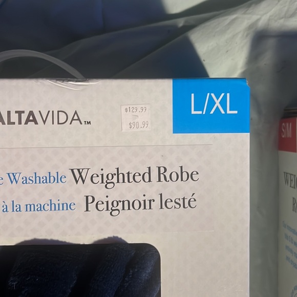 ALTAVIDA 5lb weighted robe size small and Large NWT - Picture 4 of 7